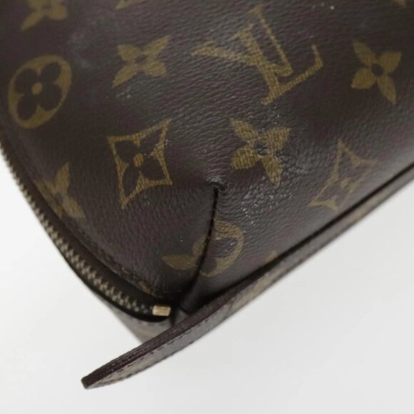 LOUIS VUITTON Monogram Trousse Demi Ronde Cosmetic Pouch M47520 LV Auth 94328 - Picture 4 of 16